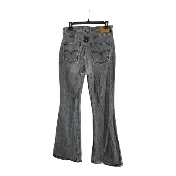 Levi’s 70s High Rise Flare Jeans Gray Denim Size 30 - Picture 3 of 8